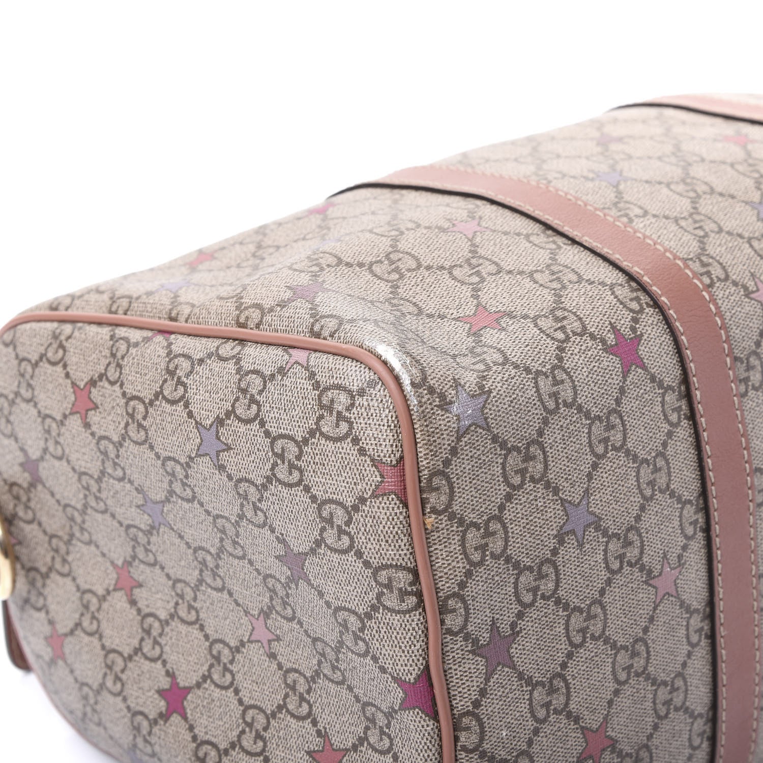 Gucci GG Supreme Stars Medium Joy Boston Pink 5 of 14