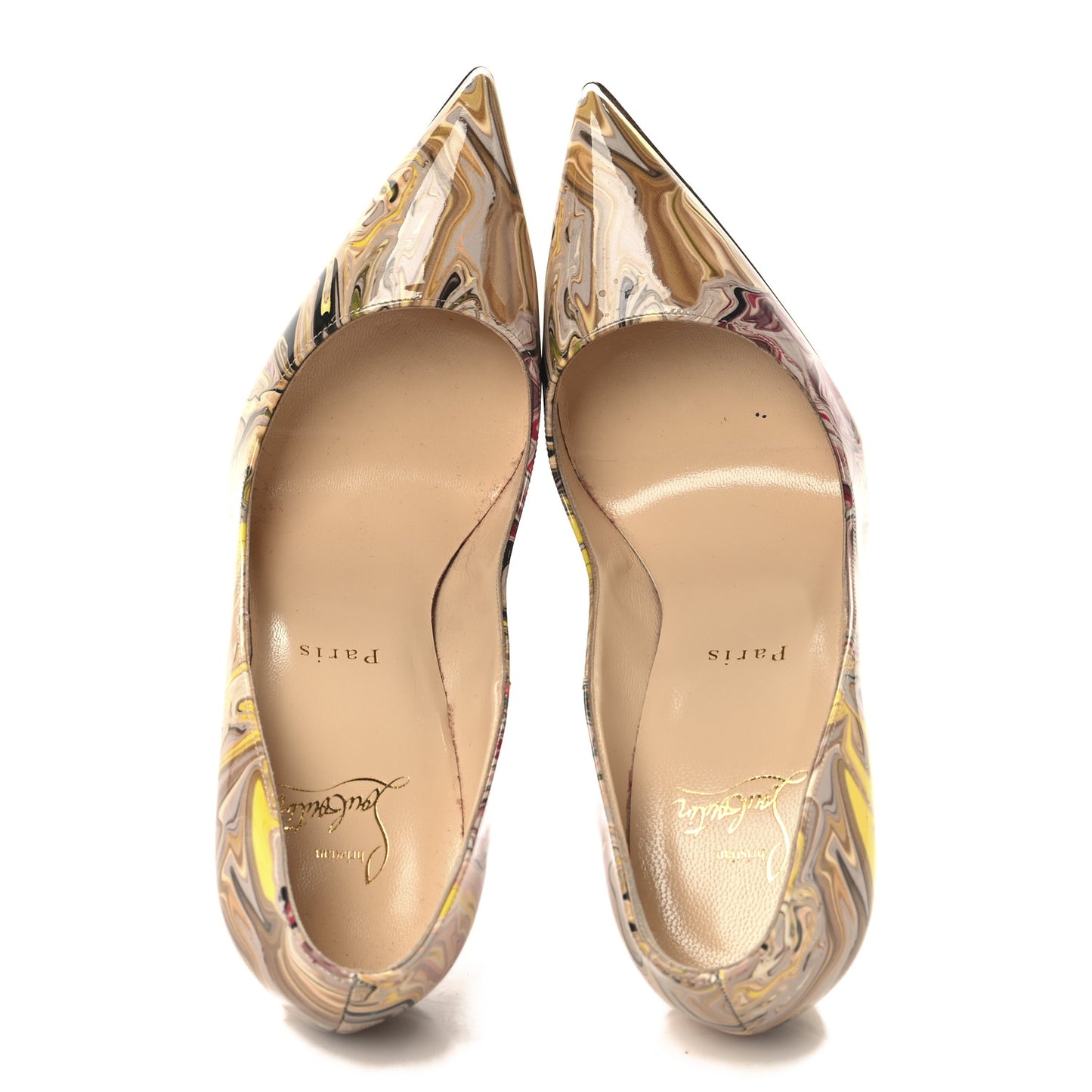 Patent Marble Swirl So Kate 120 Pumps 37.5 Multicolor