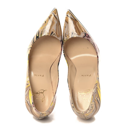 Christian Louboutin Patent Marble Swirl So Kate 120 Pumps 37.5 Multicolor 2 of 9