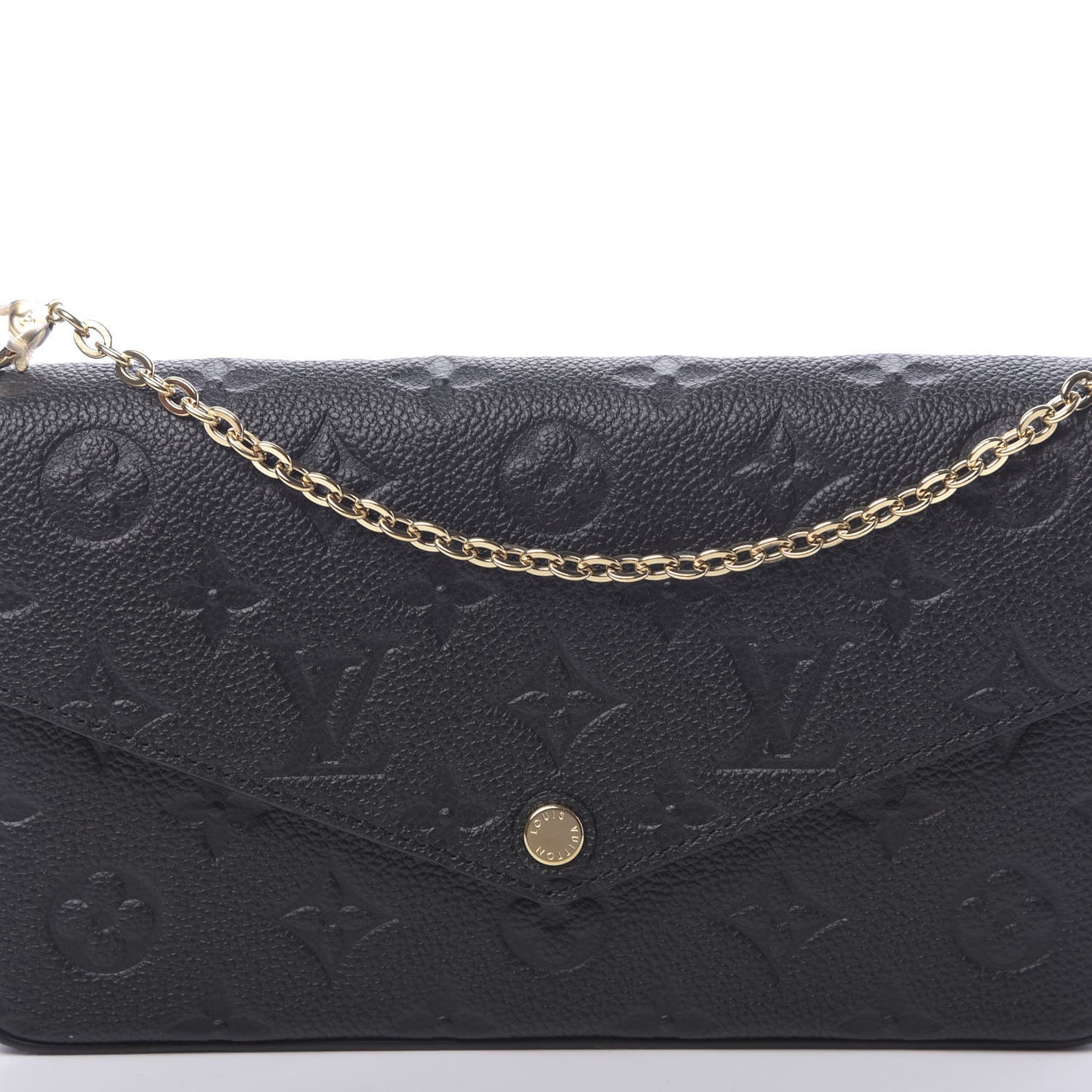 Empreinte Pochette Felicie Chain Wallet Black