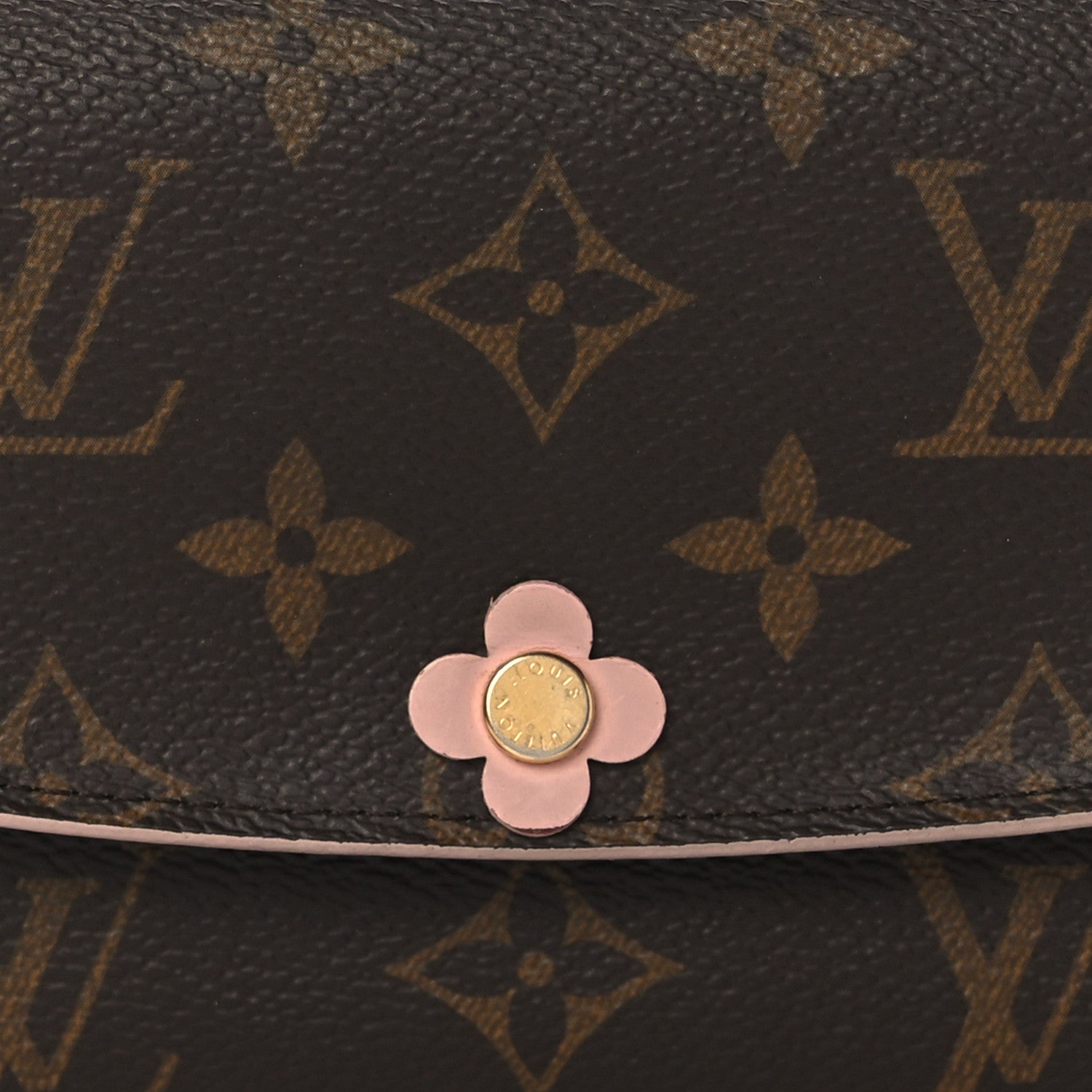Louis Vuitton Monogram Bloom Flower Emilie Wallet Fuchsia 7 of 7