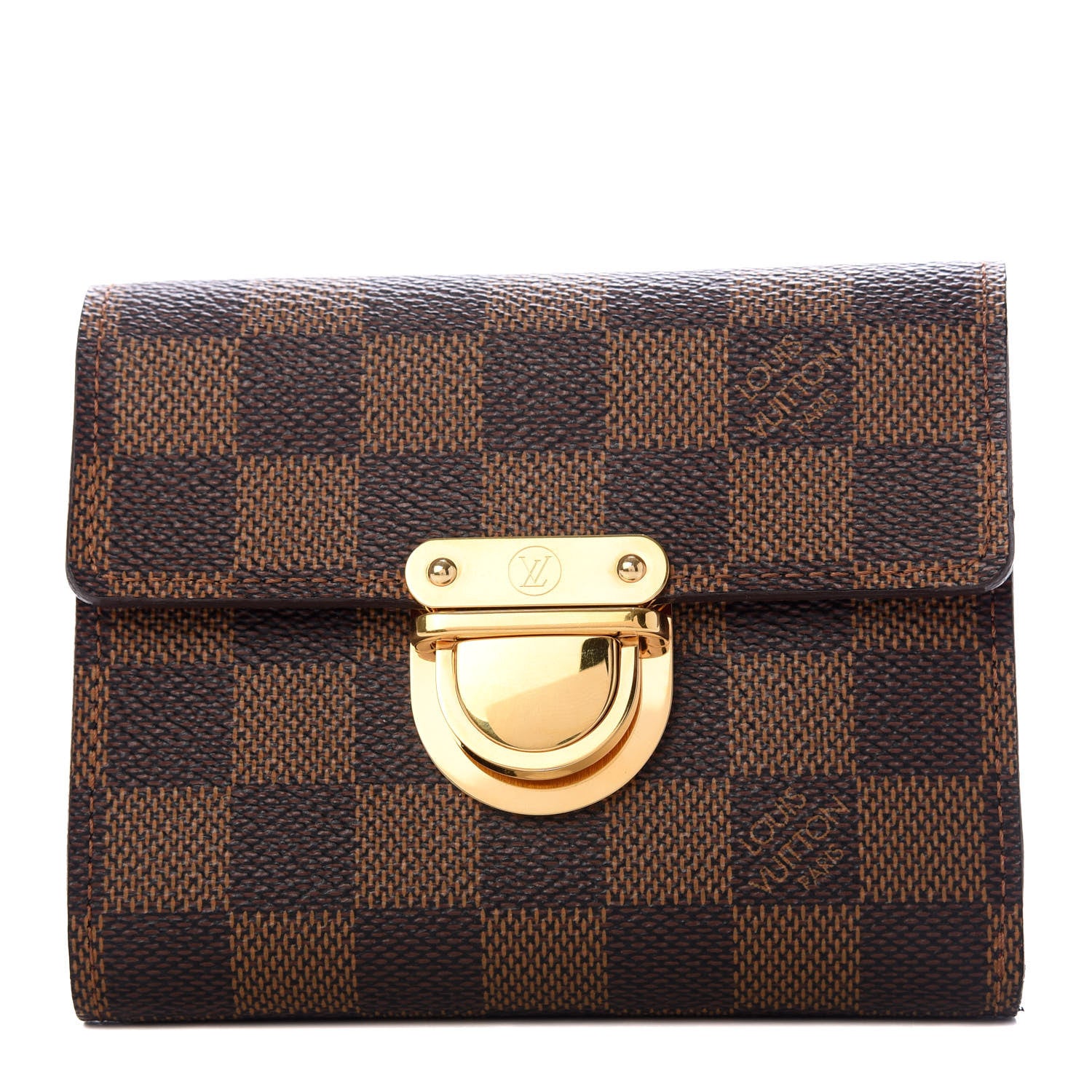 Louis Vuitton Damier Ebene Koala Compact Wallet 1 of 7