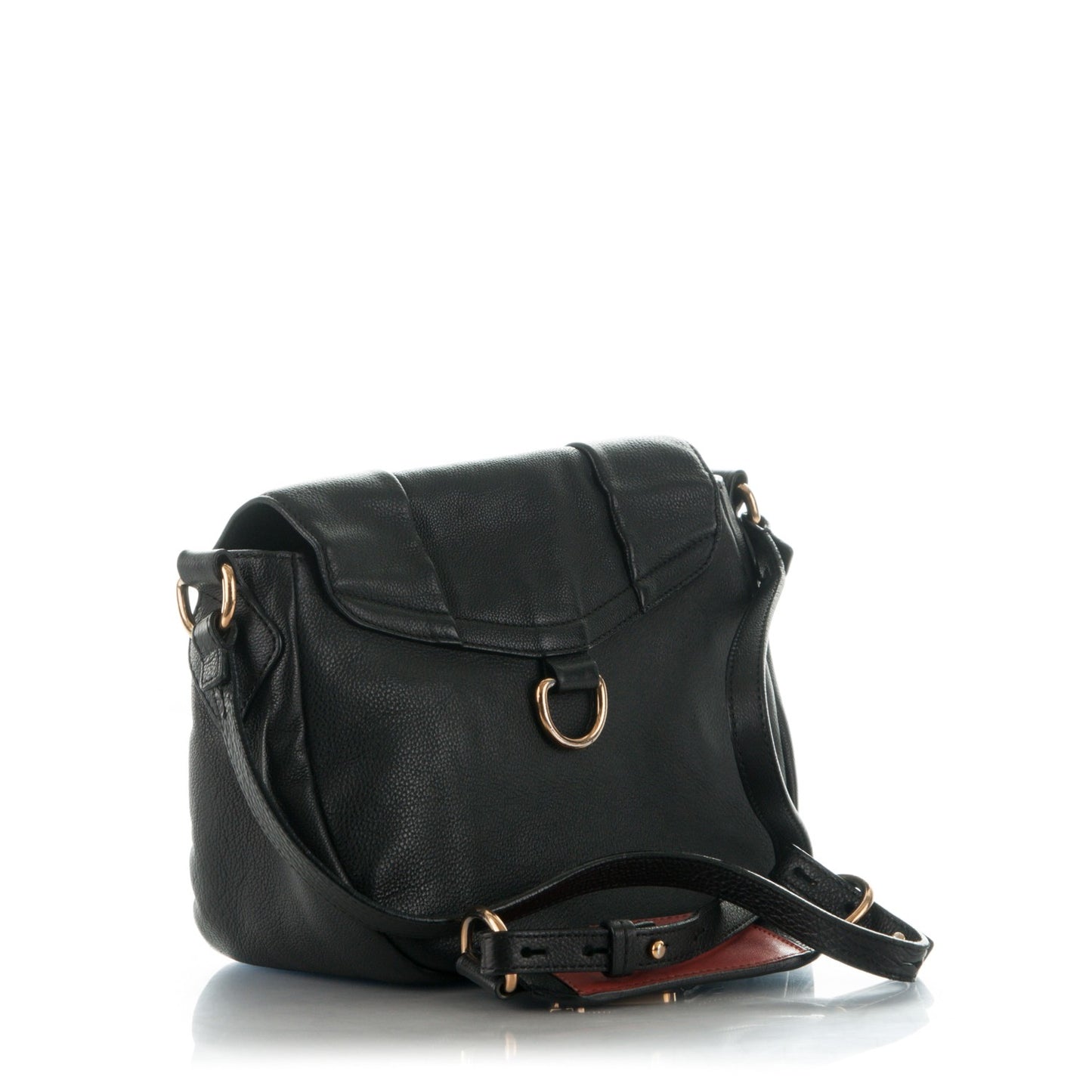 Calfskin Elsie Crossbody Bag Black