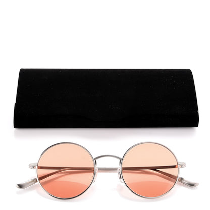 Oliver Peoples The Row After Midnight Round Sunglasses Pewter Pink 9 of 9