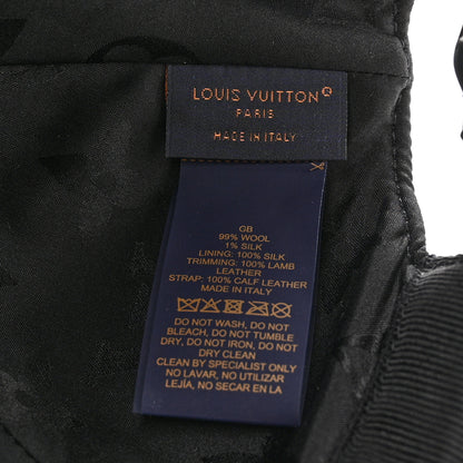 Louis Vuitton Wool Silk Monogram Endless Cap L Black 8 of 8