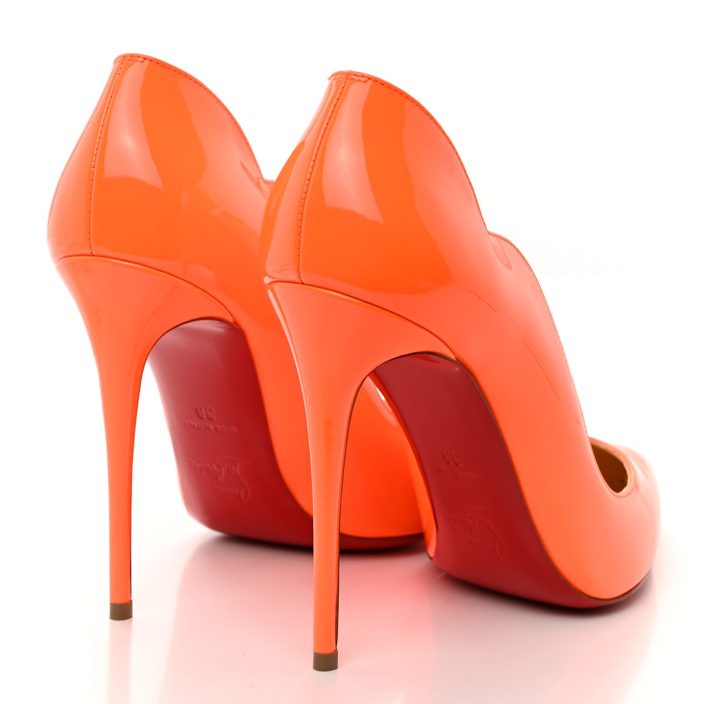 Patent Hot Chick 100 Pumps 38 Sunset
