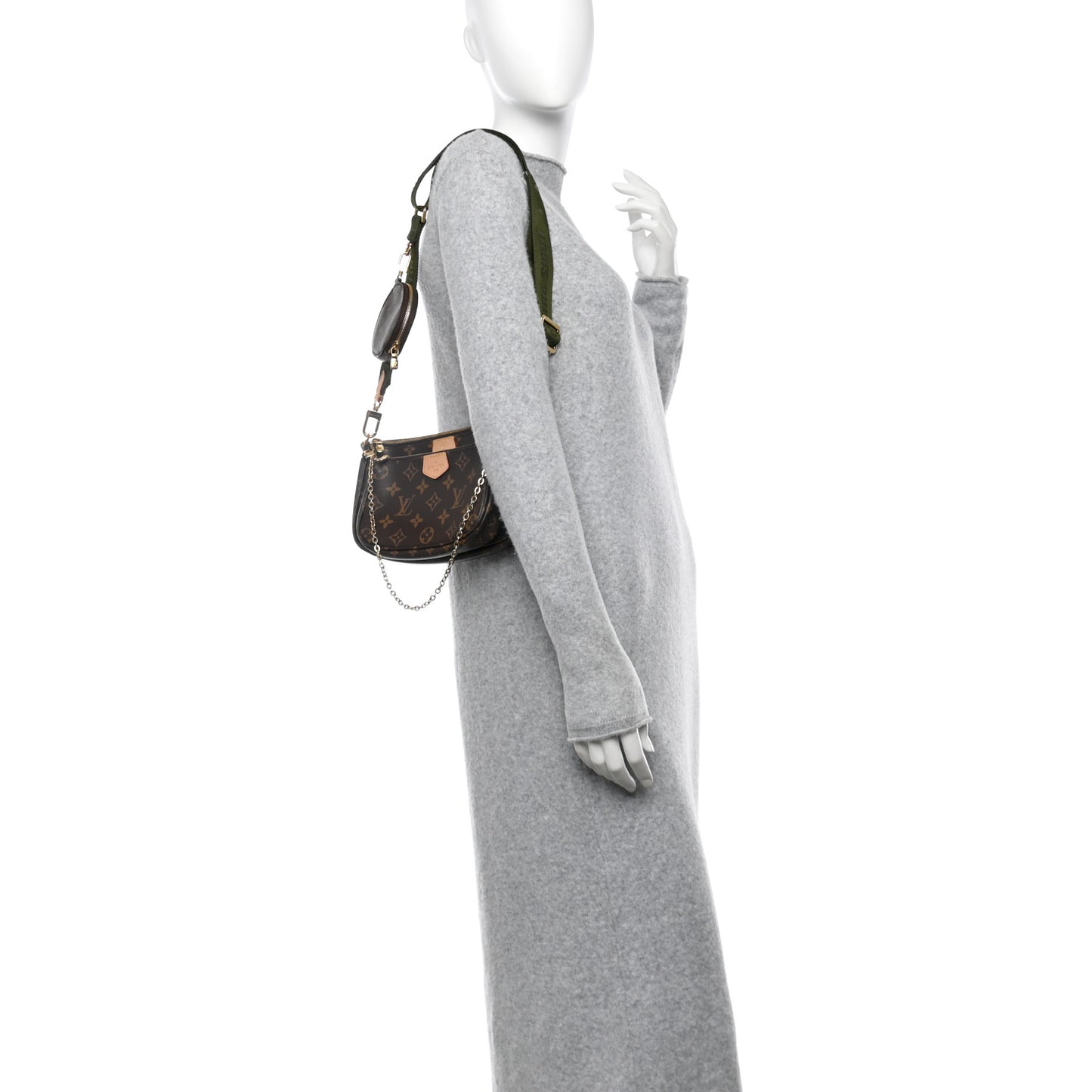 Monogram Multi Pochette Accessories Kaki