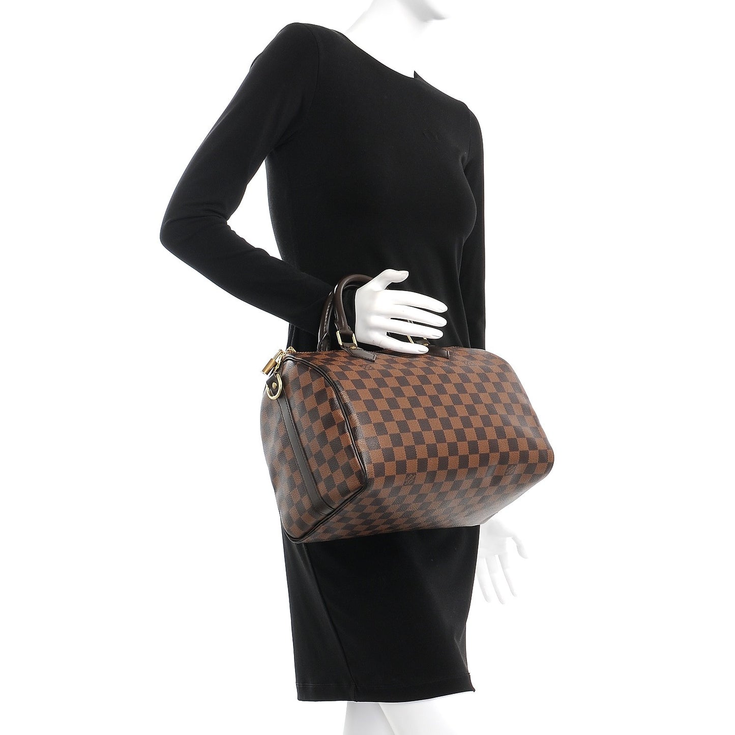 Damier Ebene Speedy Bandouliere 30