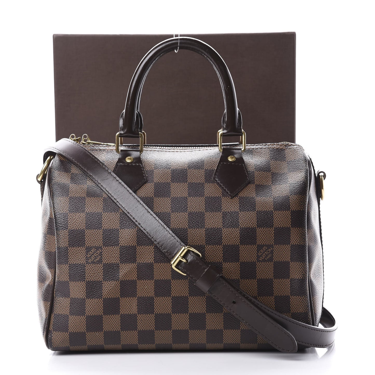 Damier Ebene Speedy Bandouliere 25