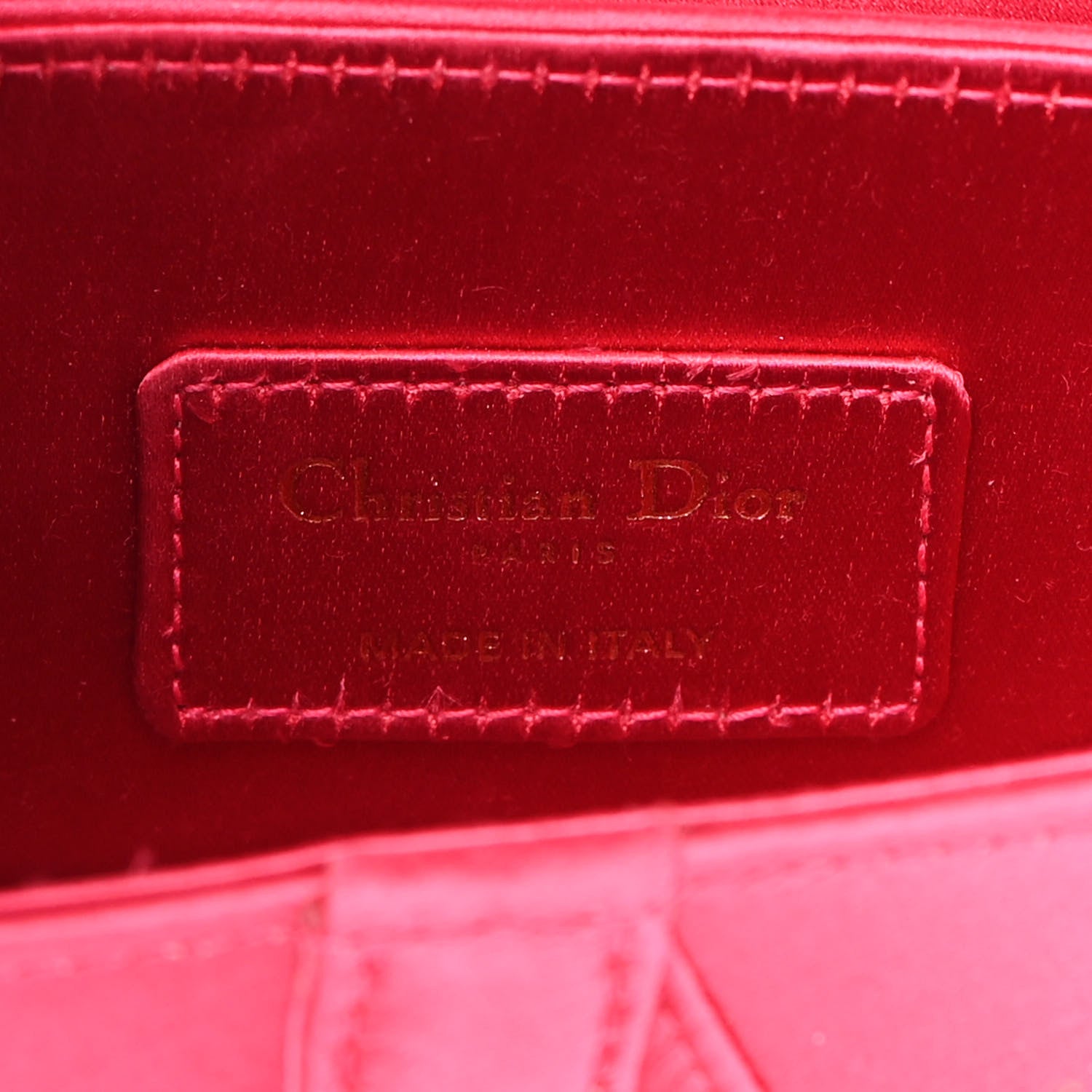 Christian Dior Satin Crystal Mini Saddle Bag Light Shock 6 of 8
