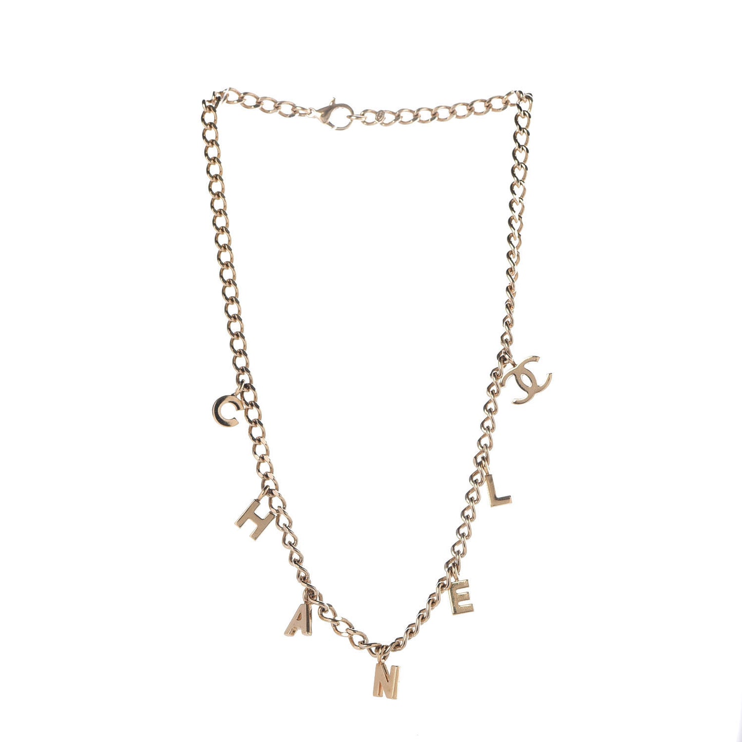 Logo Necklace Gold