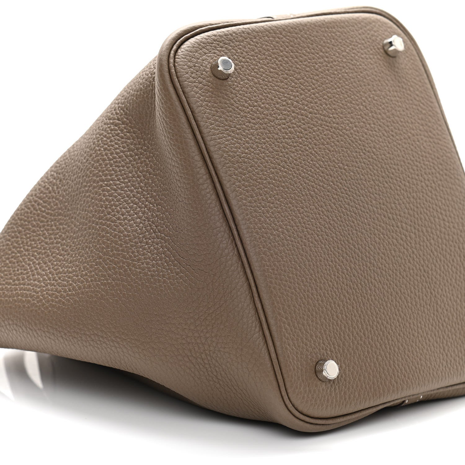 Hermes Taurillon Clemence Picotin Lock 22 MM Etoupe 8 of 10