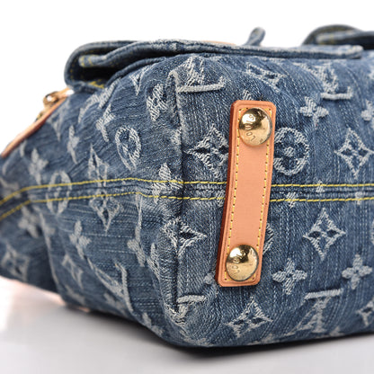 Louis Vuitton Monogram Denim Baggy PM Blue 6 of 10