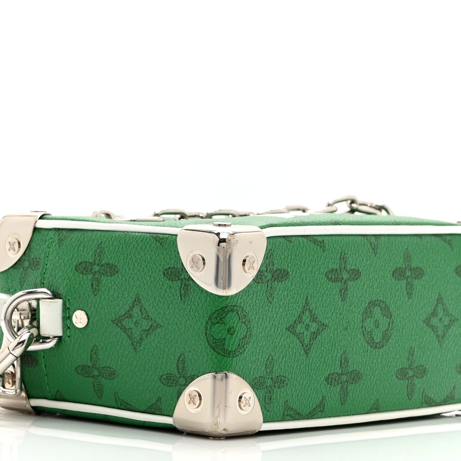 Louis Vuitton Vintage Monogram Everyday LV Mini Soft Trunk Green 8 of 9