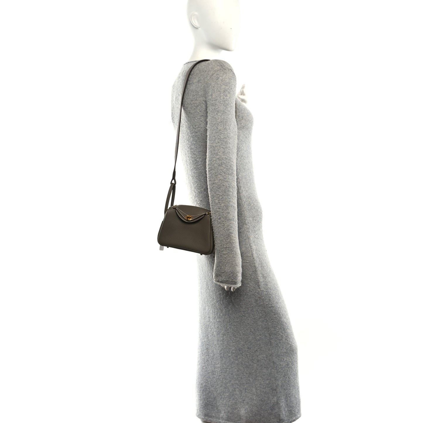 Taurillon Clemence Mini Lindy 20 Etoupe