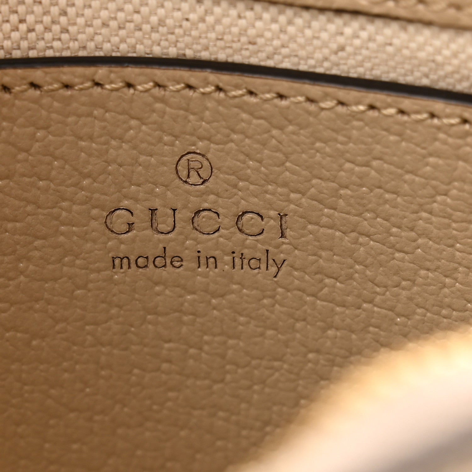 Gucci GG Supreme Monogram Textured Dollar Calfskin Small Ophidia Hobo Beige Mystic White Oatmeal 6 of 11