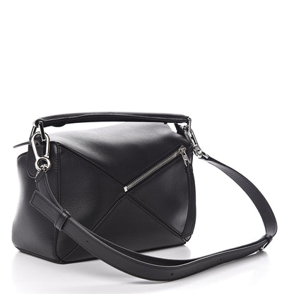 Loewe Calfskin Small Puzzle Bag Black 3 of 9