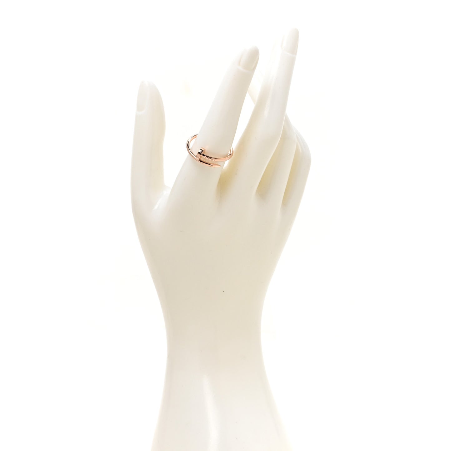 18K Pink Gold Small Juste Un Clou Ring 57 8
