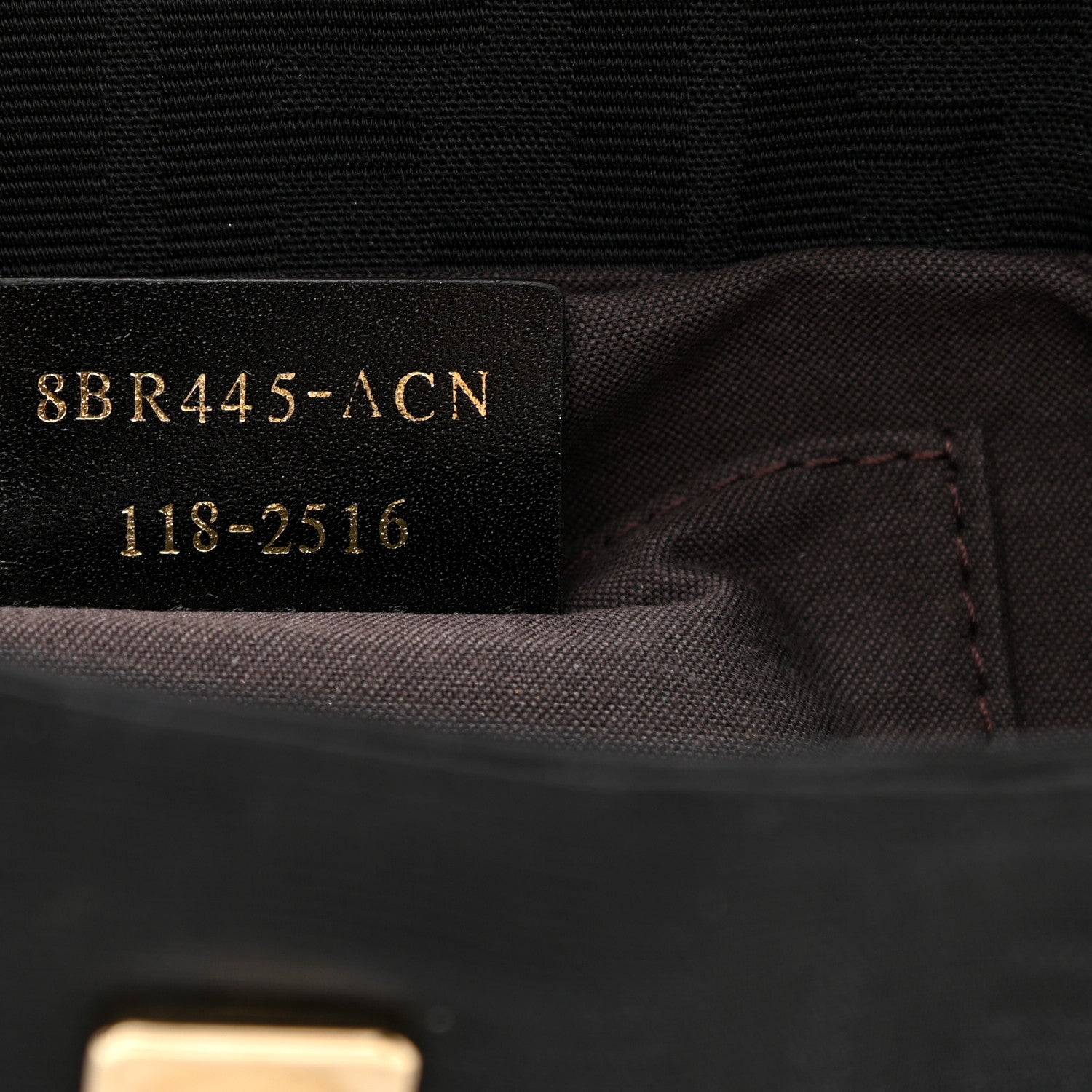 Fendi Zucchino Small Chef Shoulder Bag Black 7 of 12