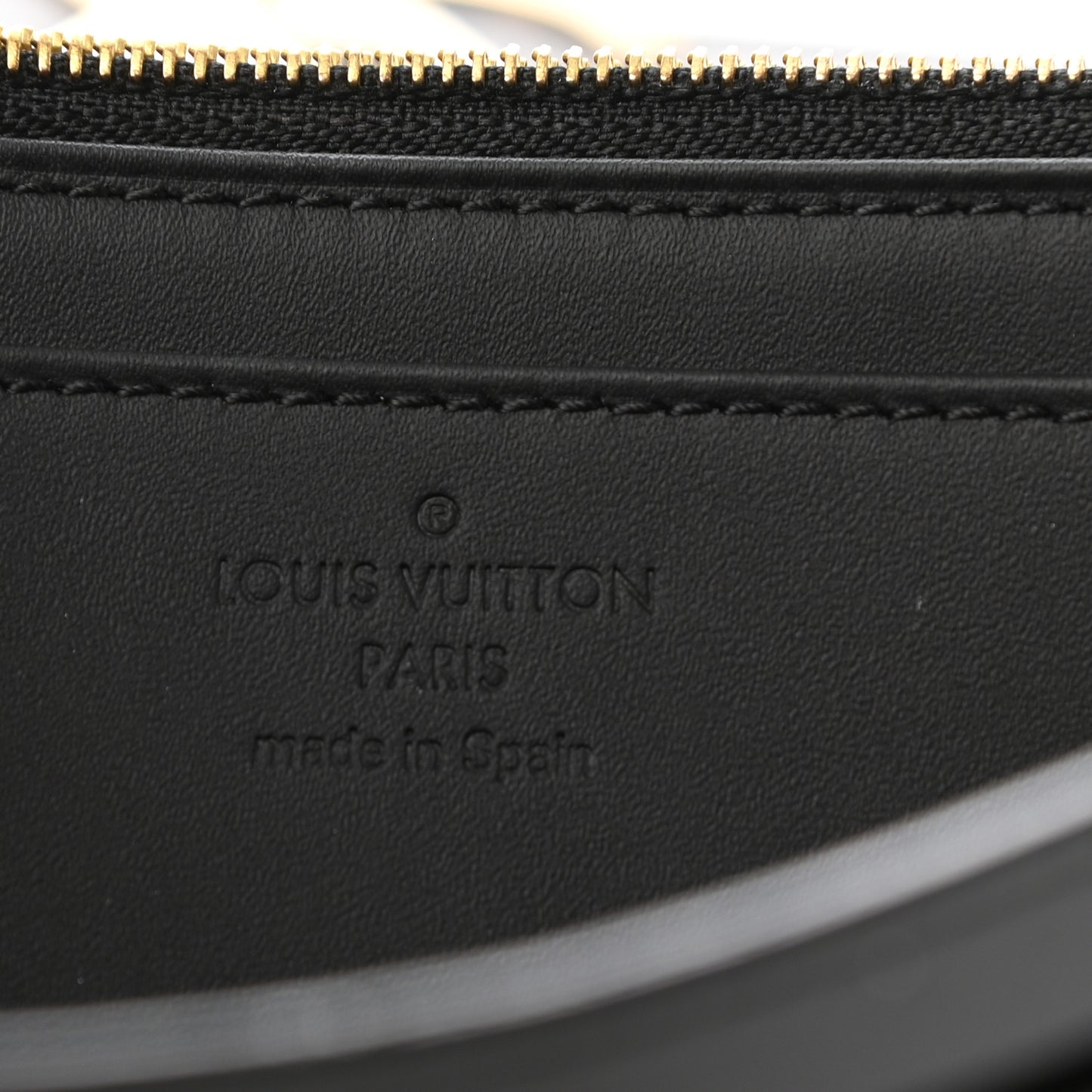 Patent Louise Clutch Black