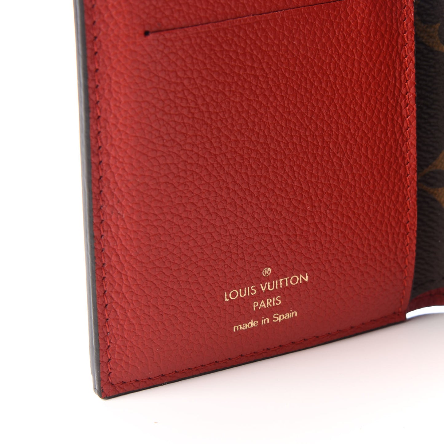 Monogram Pallas Compact Wallet Cherry