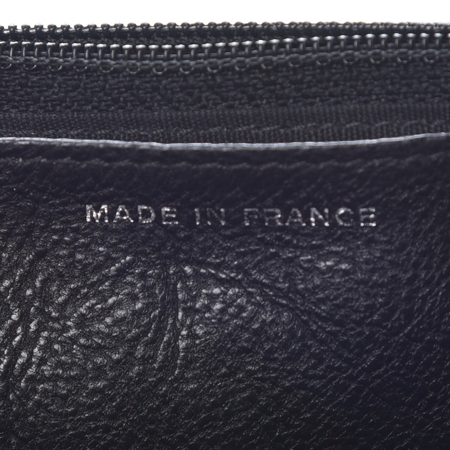 Calfskin Quilted Chain Around Boy Wallet On Chain WOC Black