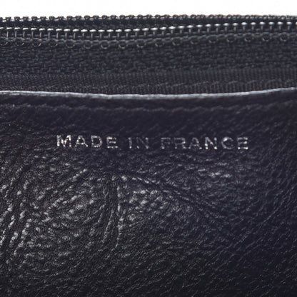 Chanel Calfskin Quilted Chain Around Boy Wallet On Chain WOC Black 10 of 13