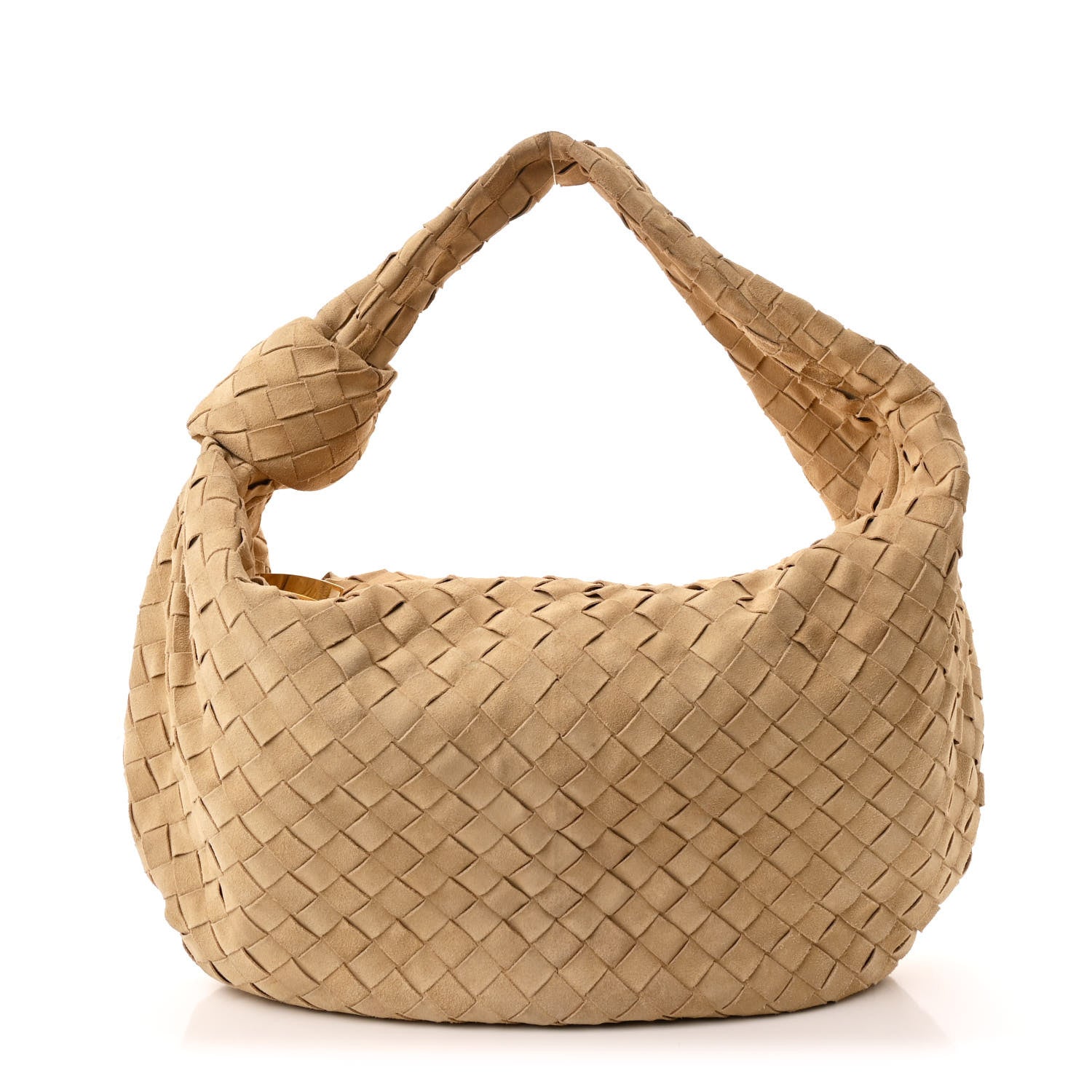 Bottega Veneta Suede Intrecciato Small Jodie Sand 1 of 10