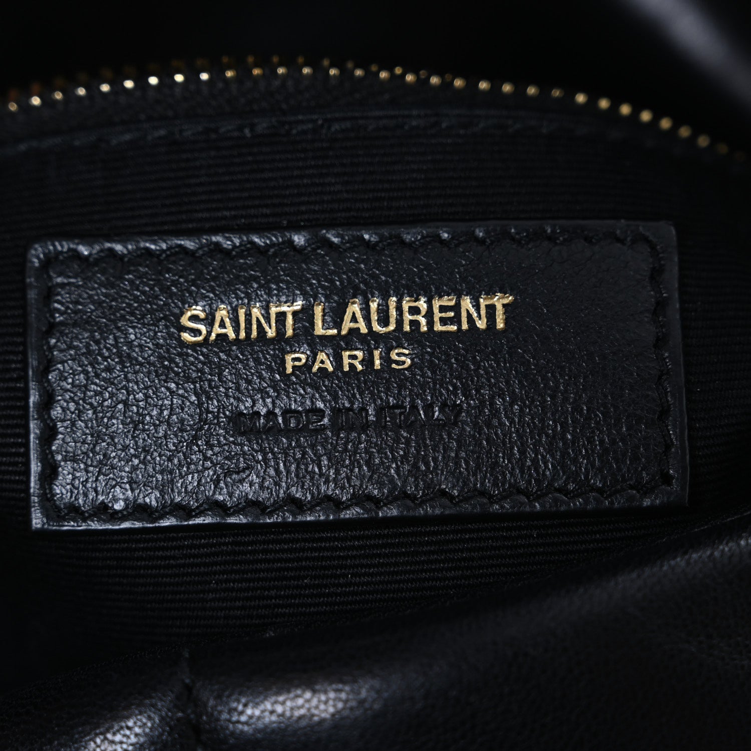 Saint Laurent Lambskin Quilted Small Loulou Puffer Monogram Chain Satchel Black 6 of 10