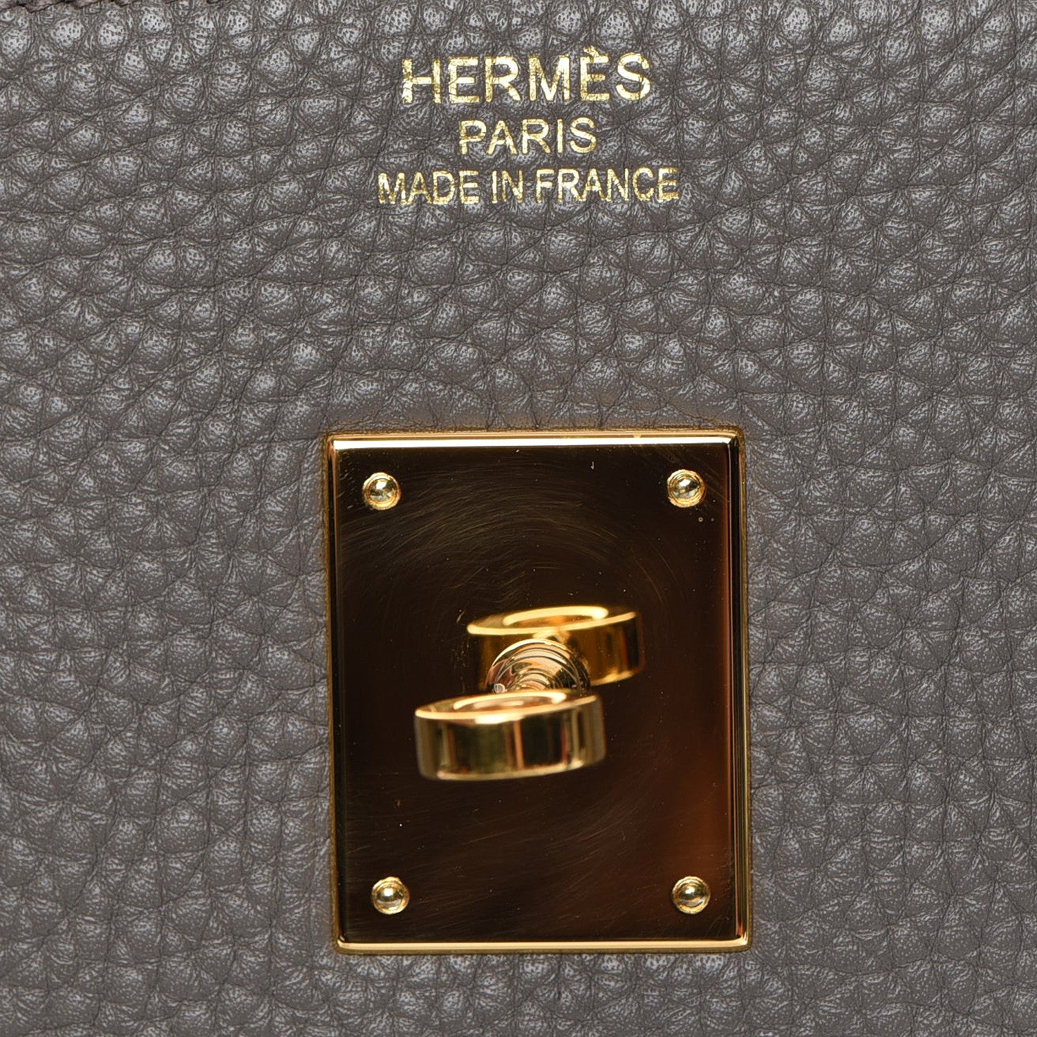 Hermes Taurillon Clemence Birkin 35 Etain 11 of 29