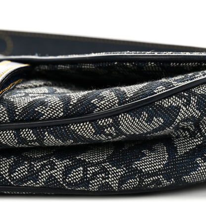 Christian Dior Monogram Saddle Bag Blue 9 of 9