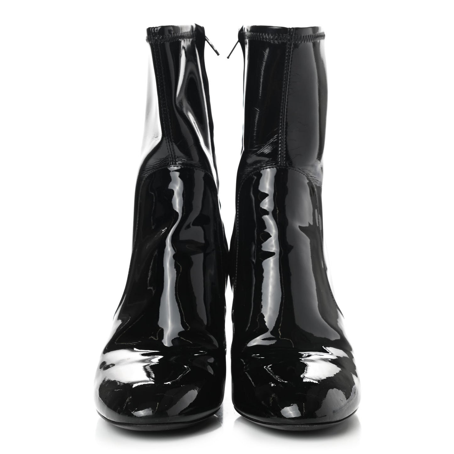 Patent Uniformes Silhouette Ankle Boots 38.5 Black