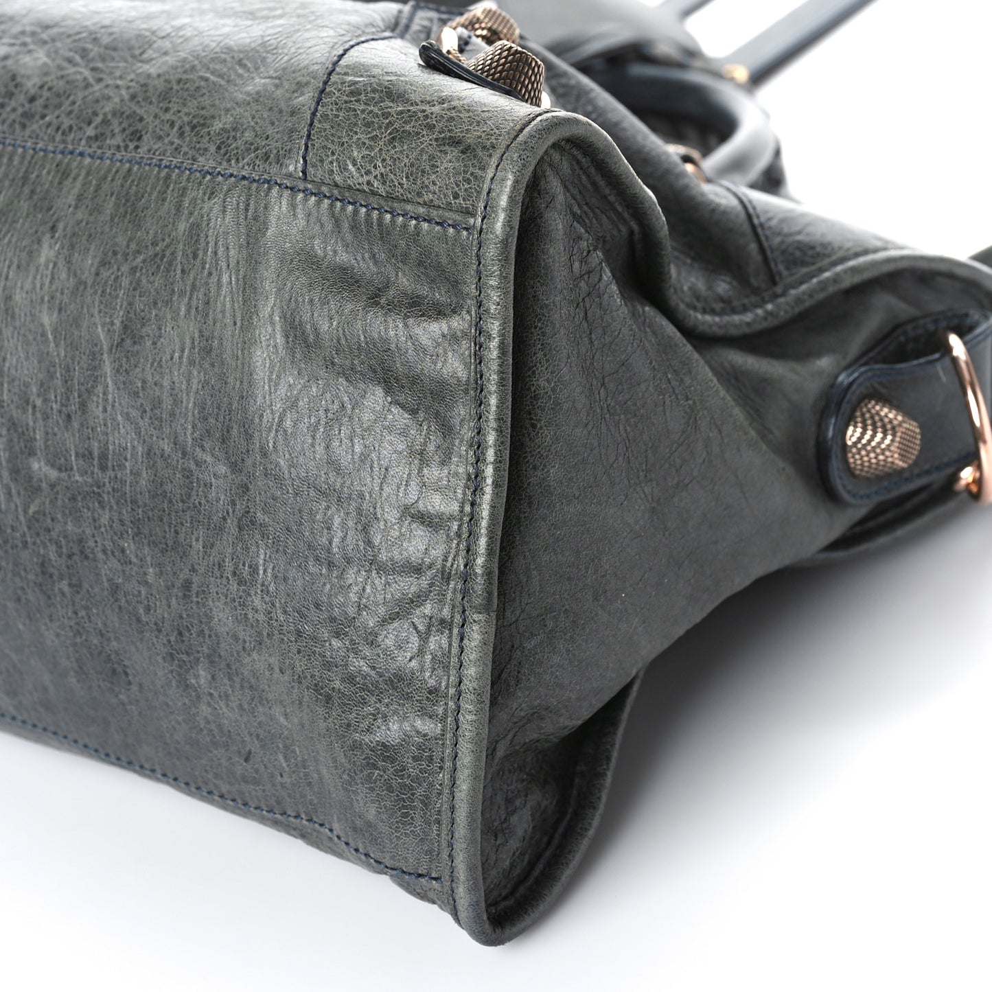 Agneau Giant 21 Rose Gold Hardware Part Time Anthracite