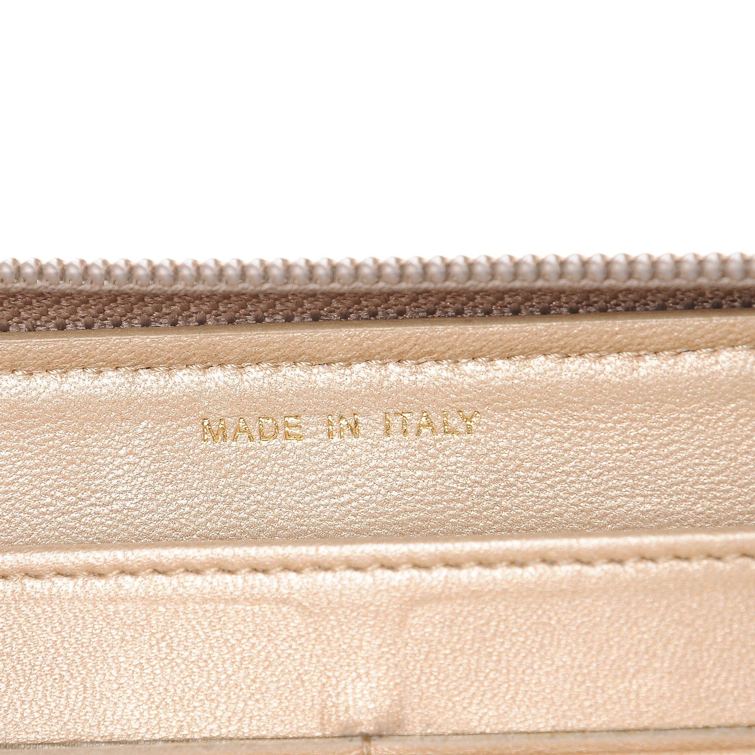 Chanel Lambskin Camellia Embossed Large Gusset Zip Around Wallet Beige 7 of 12