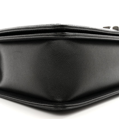 Chanel Caviar Quilted New Medium Boy Flap So Black 9 of 11