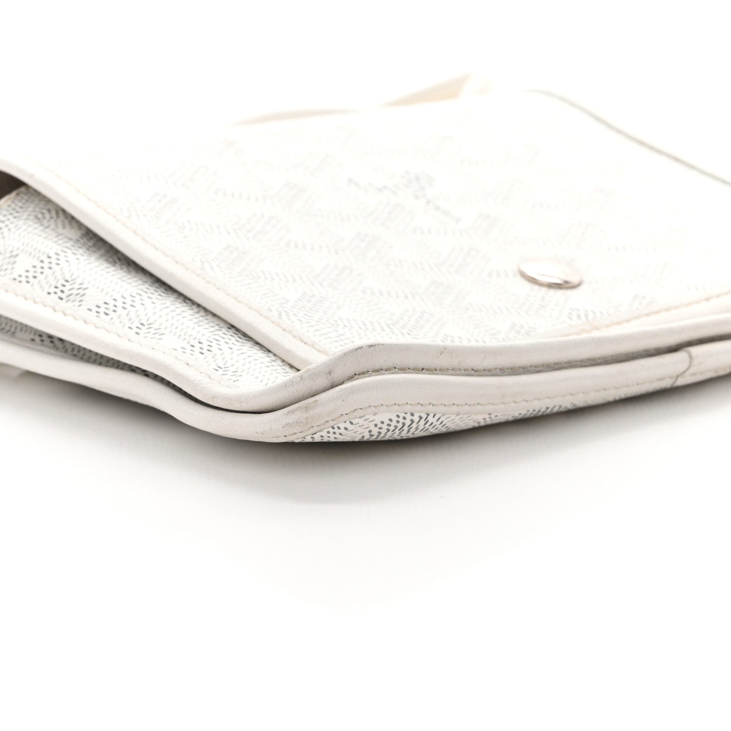 Goyard Goyardine Plumet Wallet Clutch White 12 of 21