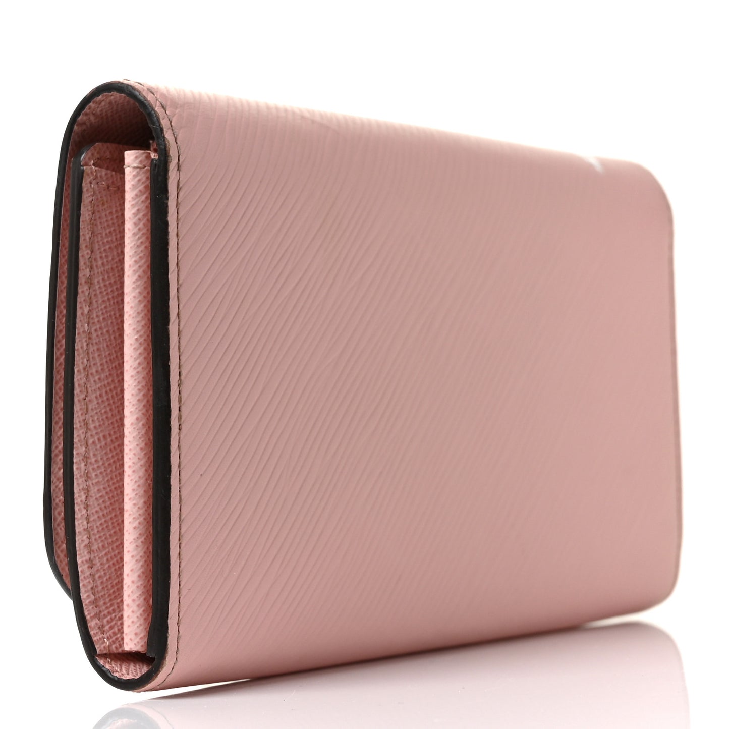 Epi Blooming Flowers Twist Wallet Rose Ballerine