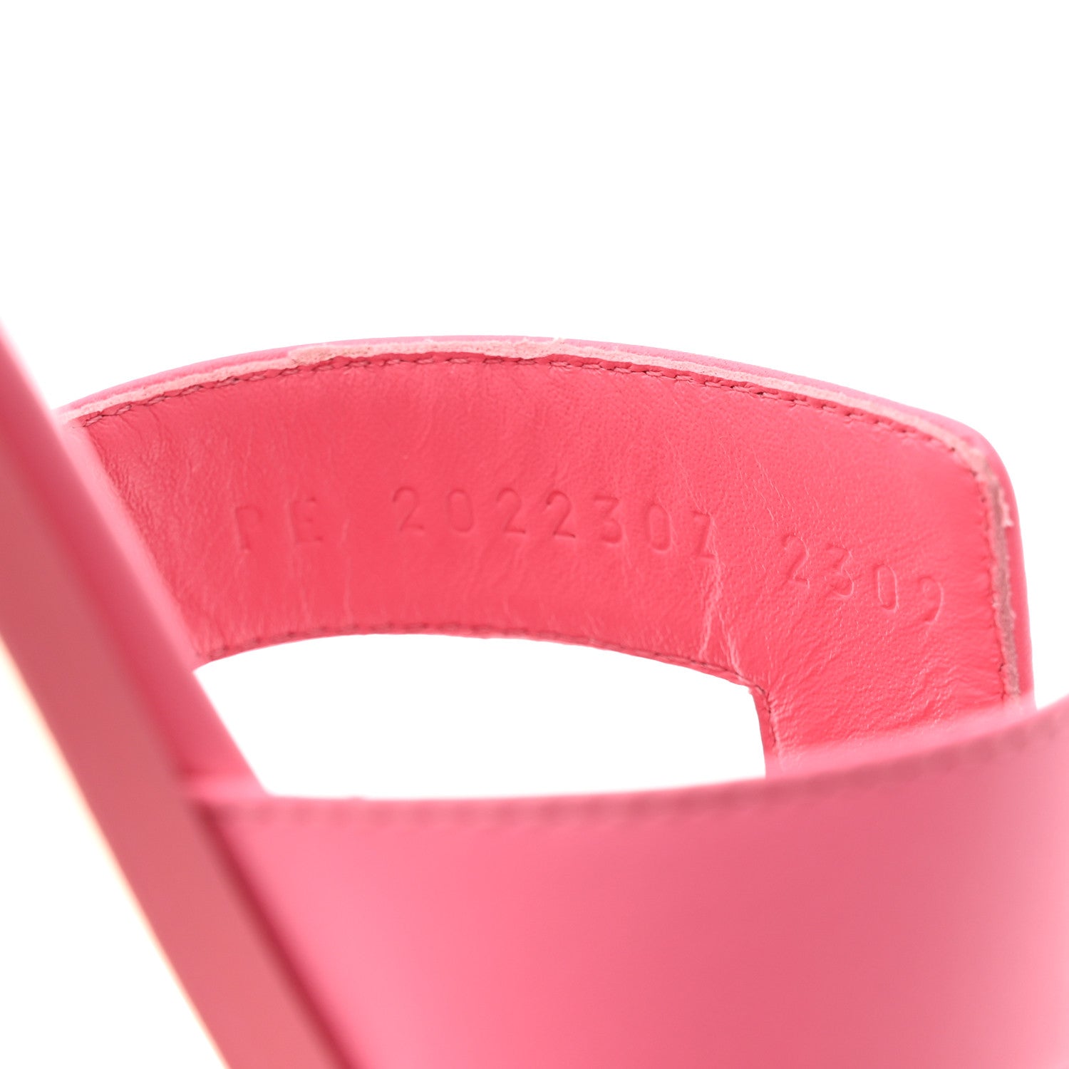 Hermes Box Calfskin Oran Sandals 41 Rose Petale 7 of 9