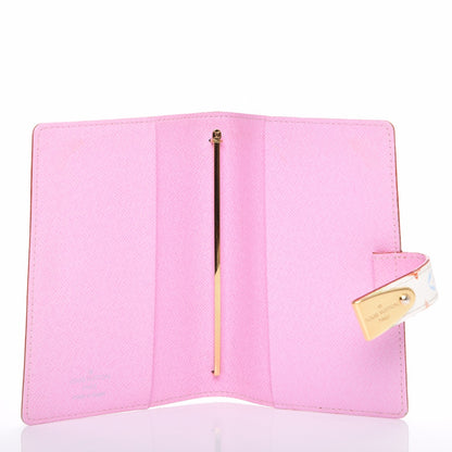 Louis Vuitton Monogram Multicolor Partenaire Agenda Cover PM White Litchi 5 of 8