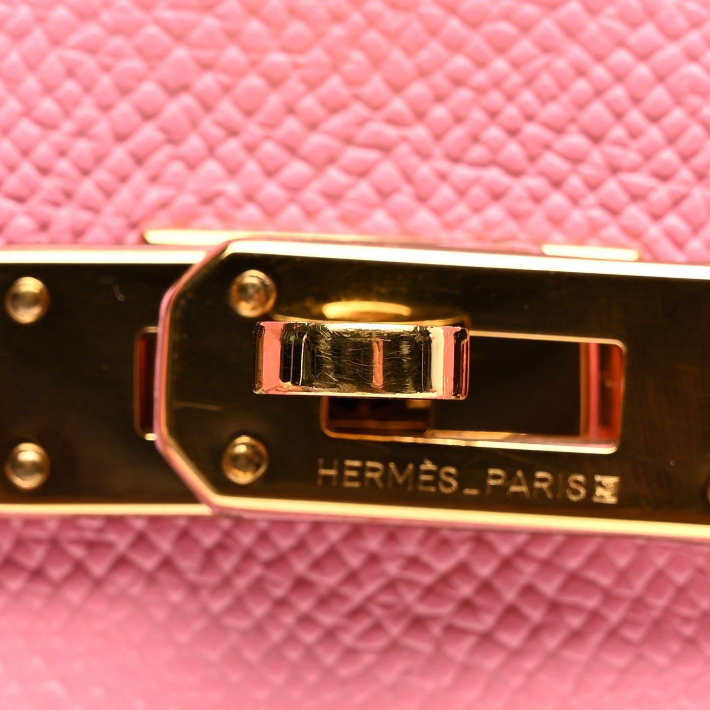 Epsom Kelly Longue Wallet Rose Confetti