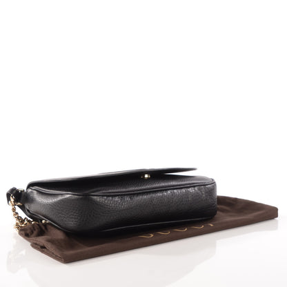 Gucci Pebbled Calfskin Medium Soho Flap Crossbody Black 4 of 7