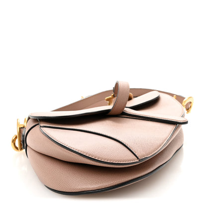 Christian Dior Grained Calfskin Saddle Bag With Strap Fard 4 of 10
