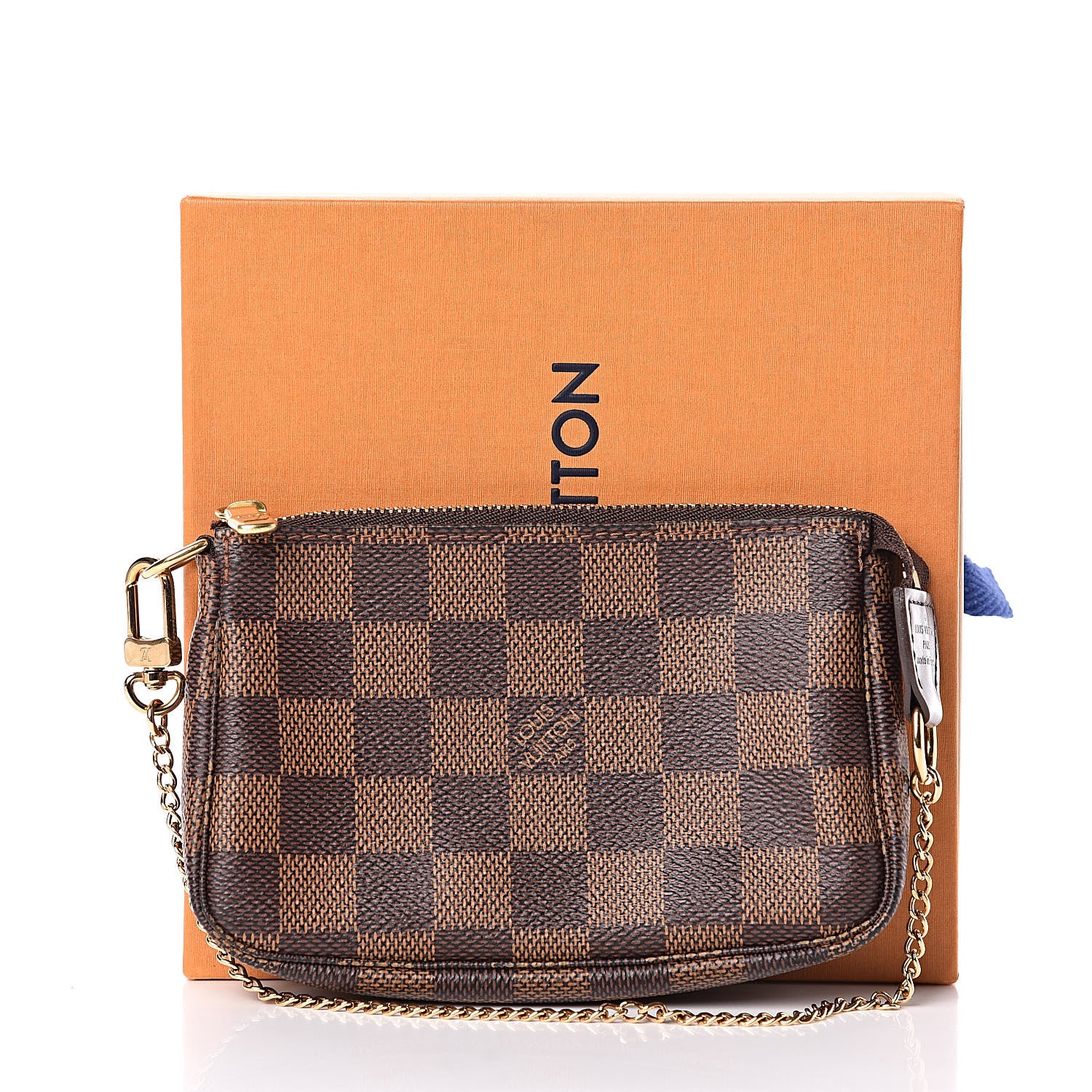 Louis Vuitton Damier Ebene Mini Pochette Accessories 9 of 9