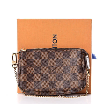 Louis Vuitton Damier Ebene Mini Pochette Accessories 9 of 9