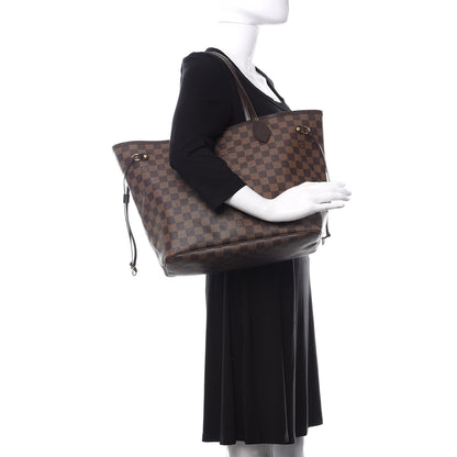 Louis Vuitton Damier Ebene Neverfull MM 2 of 11