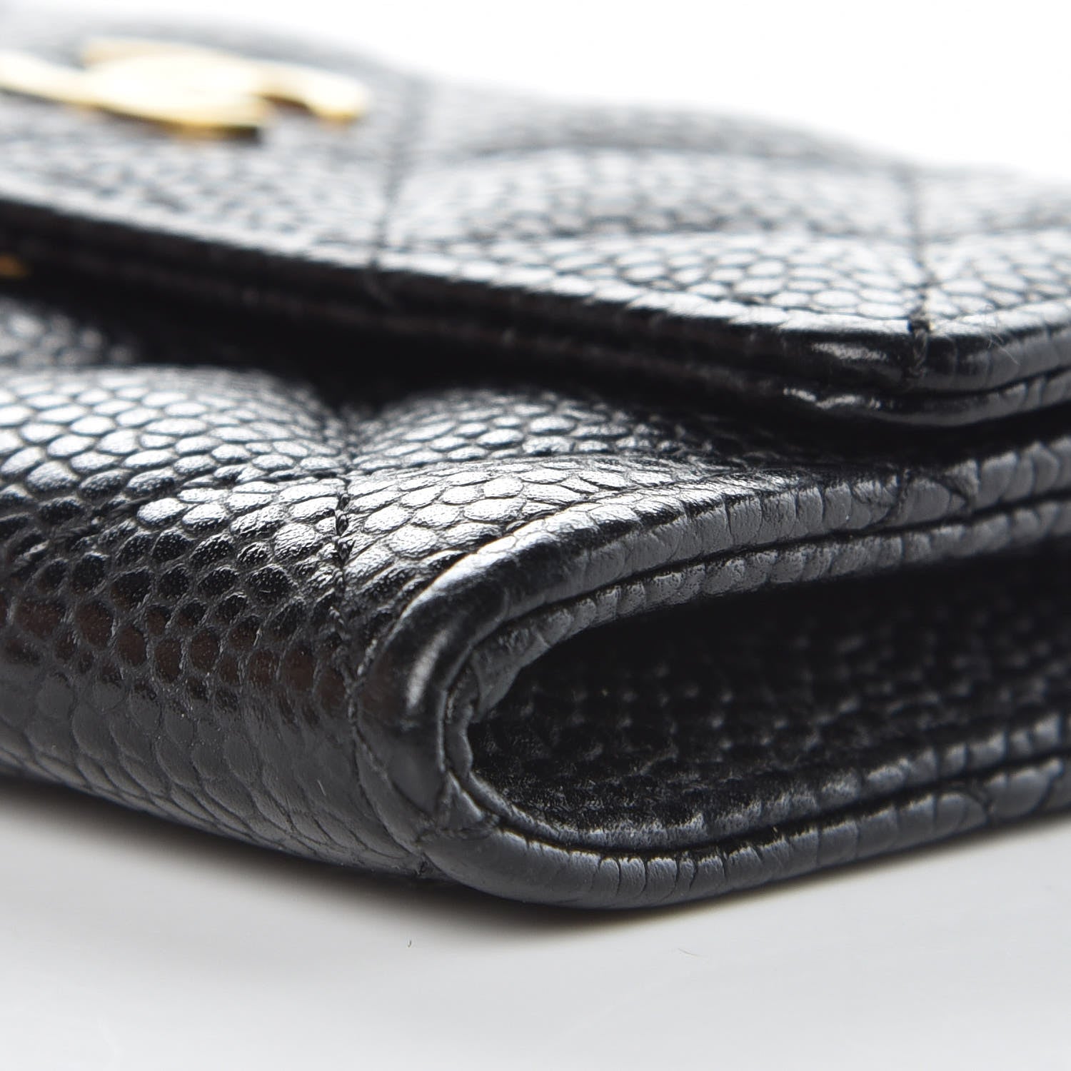 Chanel Caviar Quilted Flap Card Holder Black 6 of 11