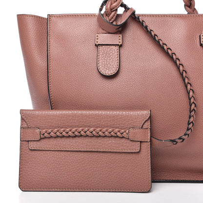 Valentino Garavani Grained Calfskin To Be Cool Tote Brownish 9 of 12