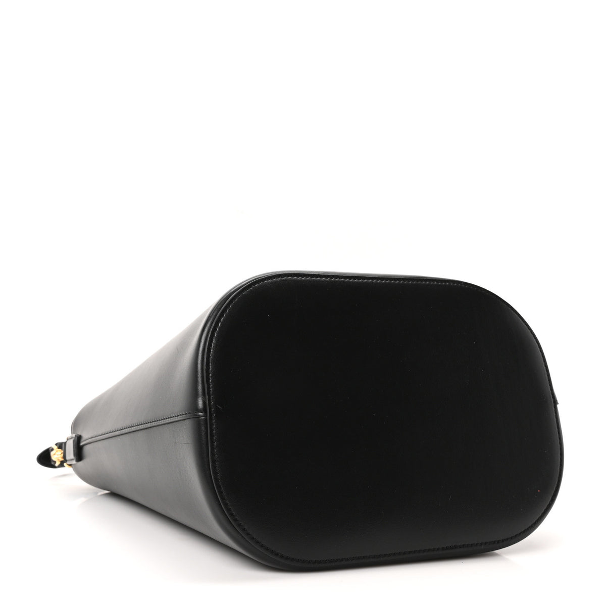Smooth Calfskin Triomphe Medium Louise Bag Black
