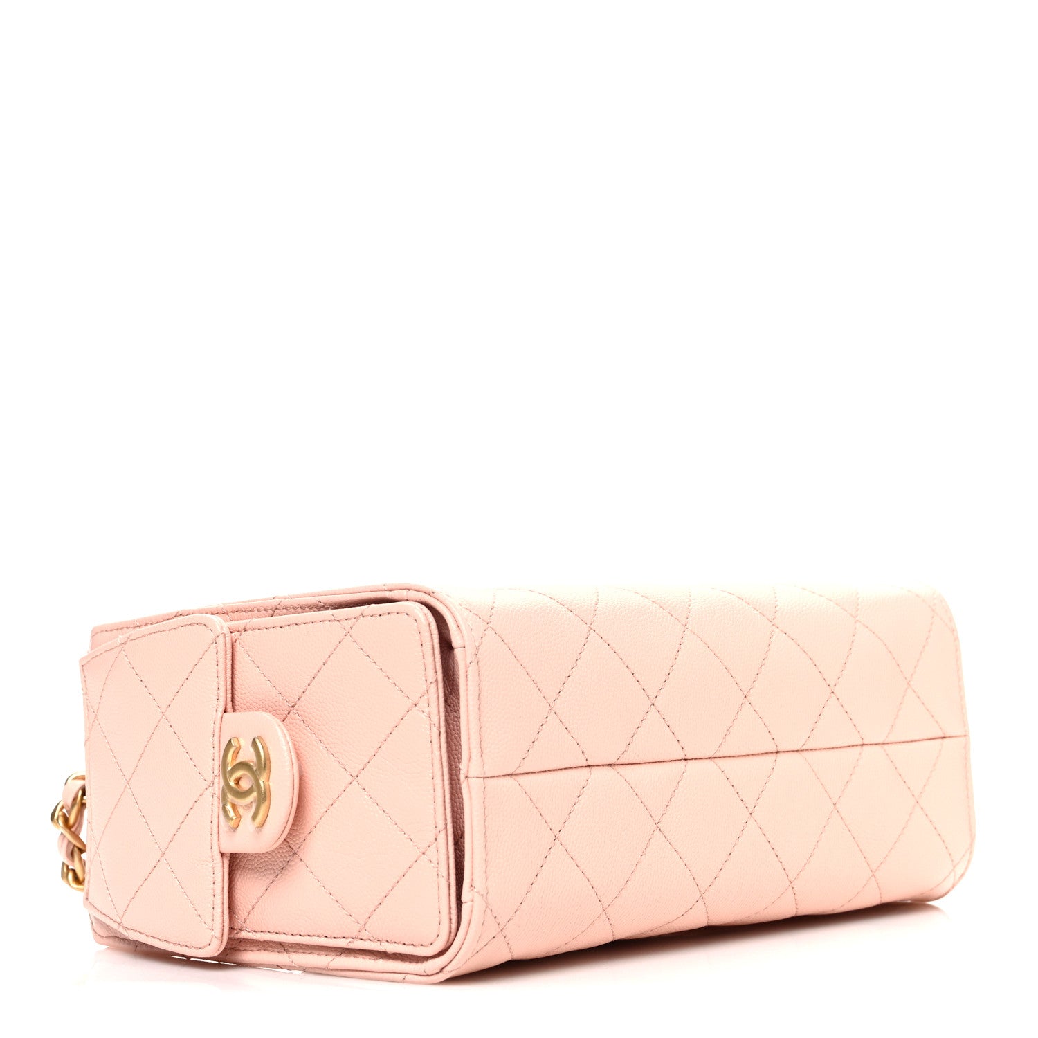 Chanel Caviar Quilted Mini Chanel 25 Handbag Light Pink 4 of 11