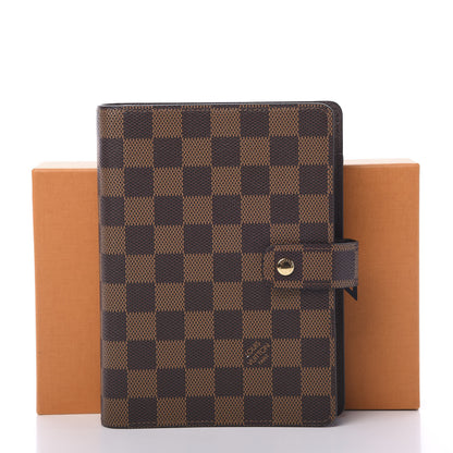 Louis Vuitton Damier Ebene Medium Ring Agenda Cover 7 of 7